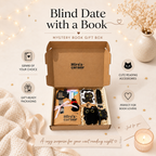 Blind Date With a Book Gift Box, Mystery Book & Cat Accessories (Choose Genre)