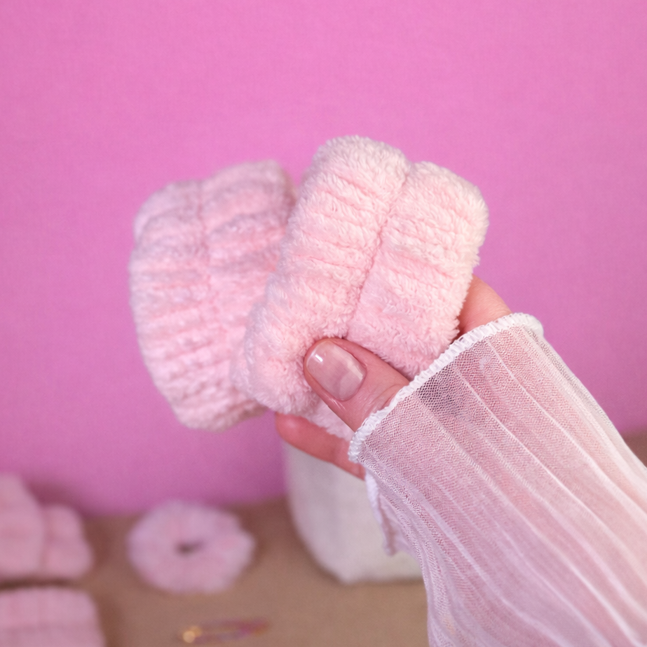 Fluffy Self-Care Gift Set — Blush Pink Beauty Bundle