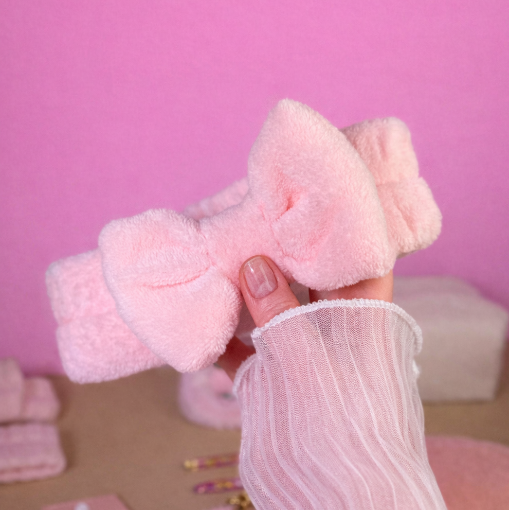 Fluffy Self-Care Gift Set — Blush Pink Beauty Bundle