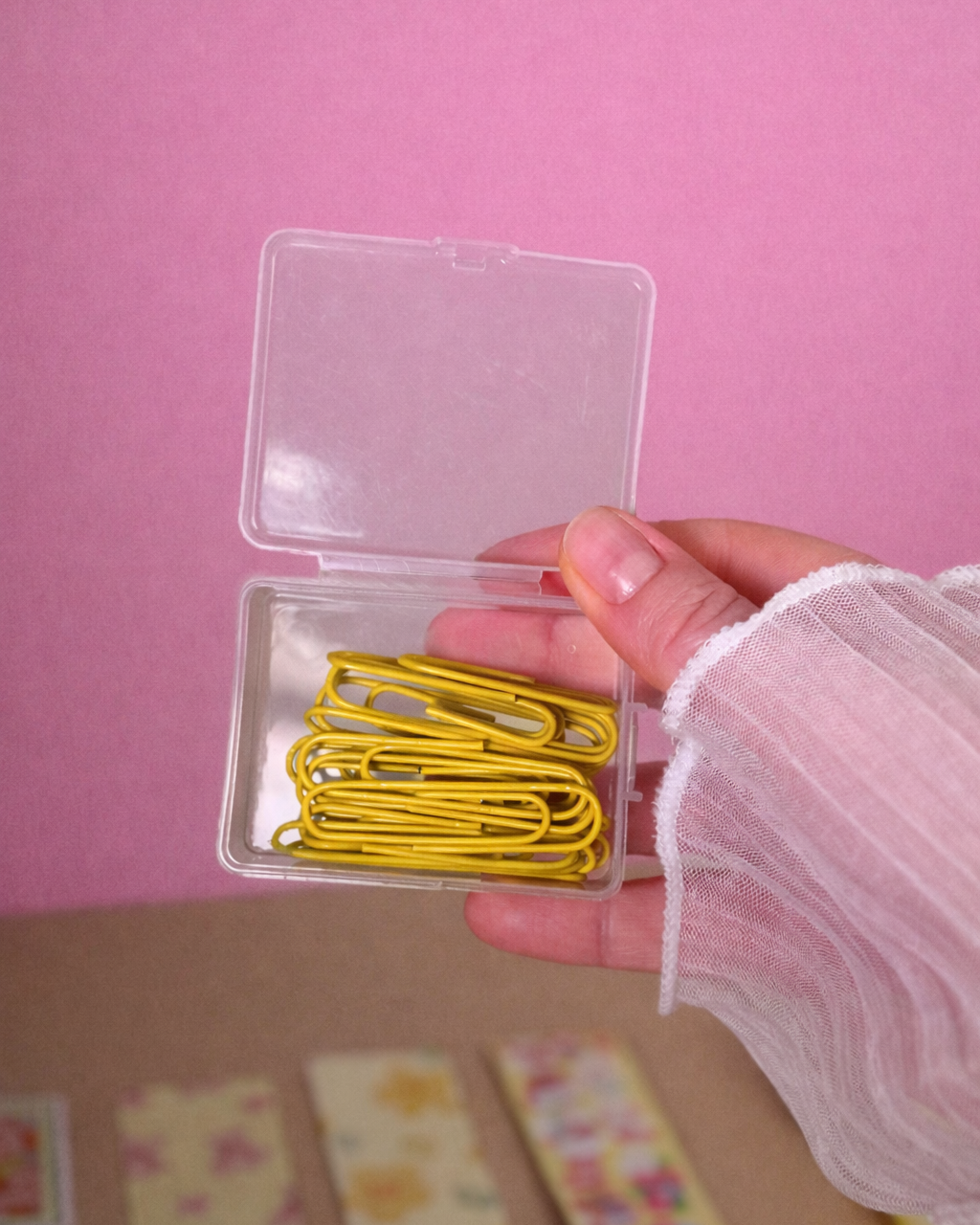 Yellow Stationery Set — Notebook, Pens, Markers & Planner Accessories