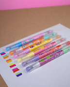 Purple Stationery Set — Notebook, Pens, Markers & Planner Accessories