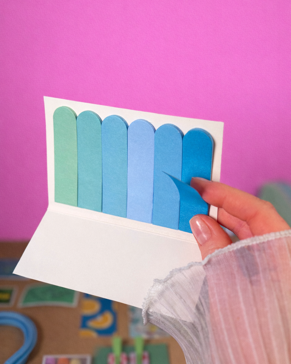 Green Stationery Set — Notebook, Pens, Markers & Planner Accessories
