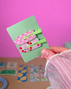 Green Stationery Set — Notebook, Pens, Markers & Planner Accessories