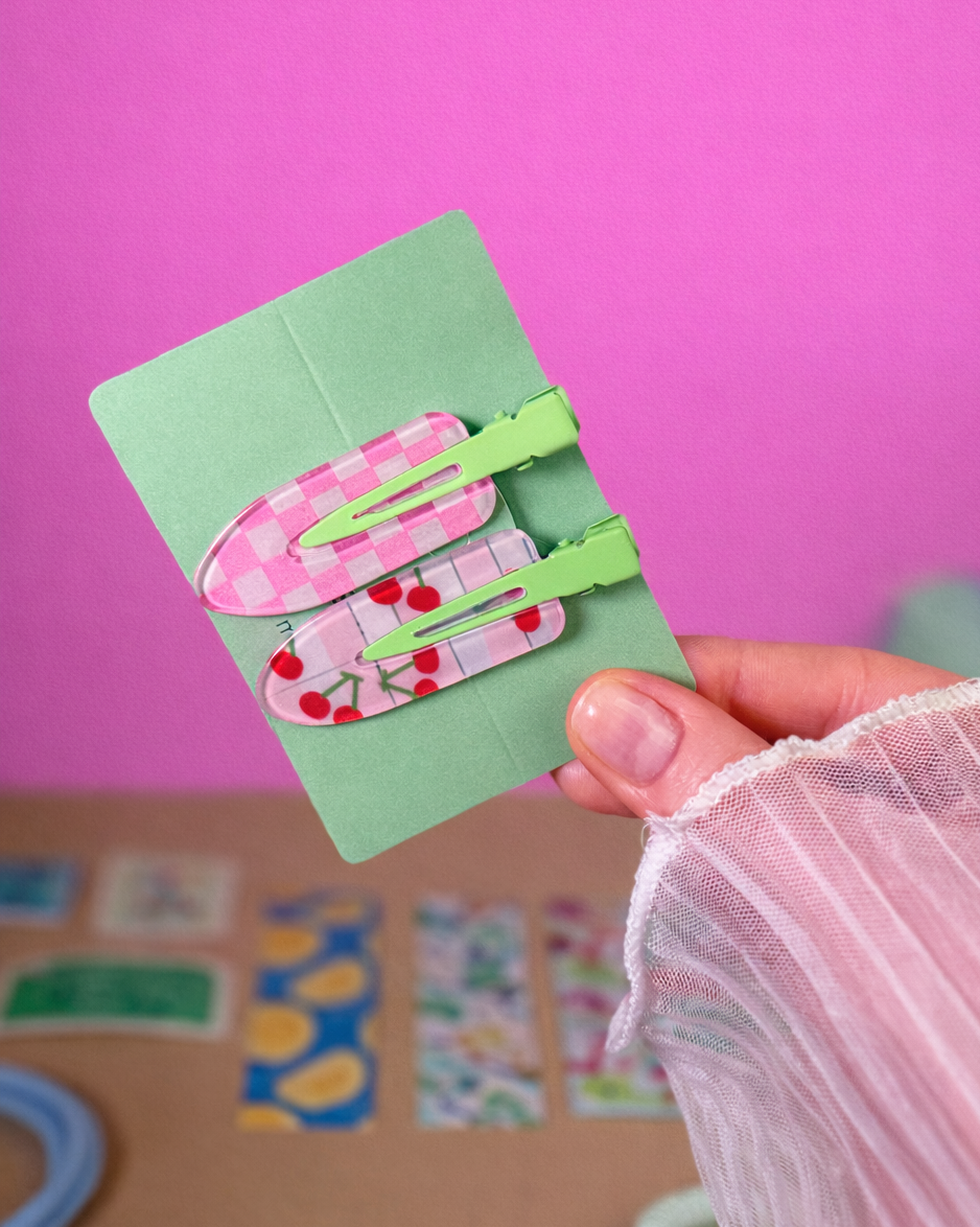 Green Stationery Set — Notebook, Pens, Markers & Planner Accessories