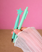 Green Stationery Set — Notebook, Pens, Markers & Planner Accessories