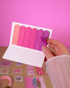 Pink Stationery Set — Notebook, Pens, Markers & Planner Accessories