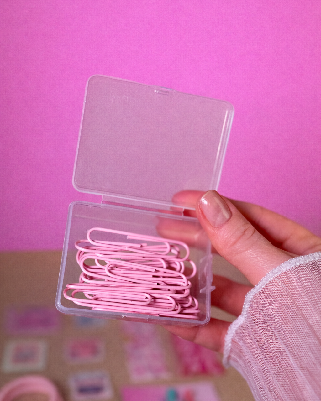 Pink Stationery Set — Notebook, Pens, Markers & Planner Accessories