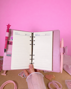 Pink Stationery Set — Notebook, Pens, Markers & Planner Accessories