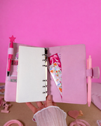 Pink Stationery Set — Notebook, Pens, Markers & Planner Accessories