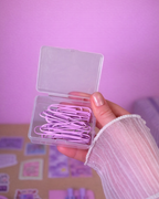 Purple Stationery Set — Notebook, Pens, Markers & Planner Accessories
