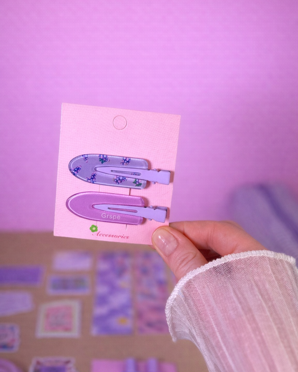 Purple Stationery Set — Notebook, Pens, Markers & Planner Accessories