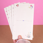 A6 Spiral Notebook Refills — 45 Illustrated Binder Pages