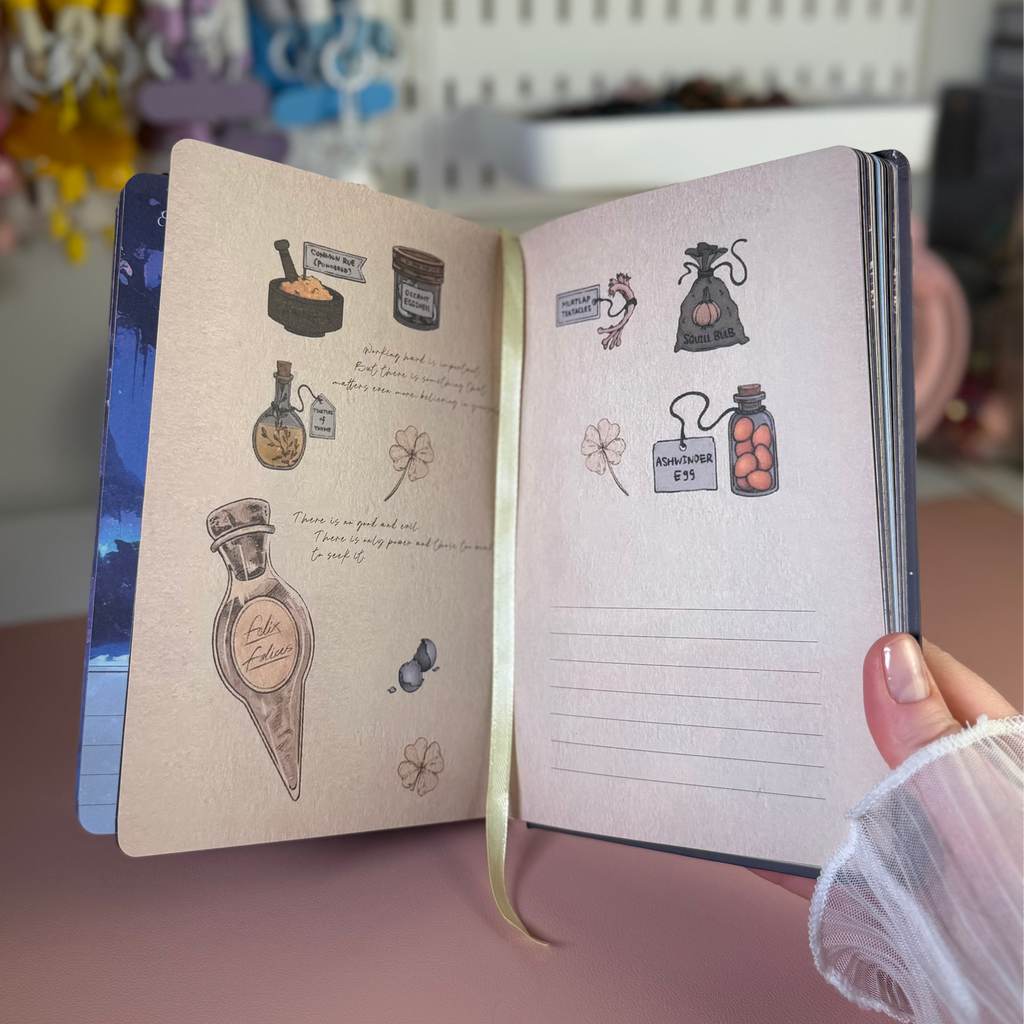 Magic Notebook — A5 Illustrated Journal for Writing & Planning