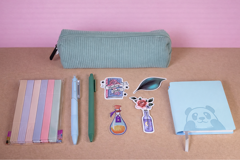 Minimalist Stationery Set — Sage Mint Journaling Kit