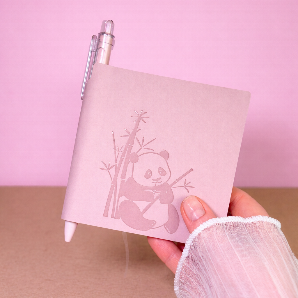 Minimalist Stationery Set — Dusty Pink Journaling Kit