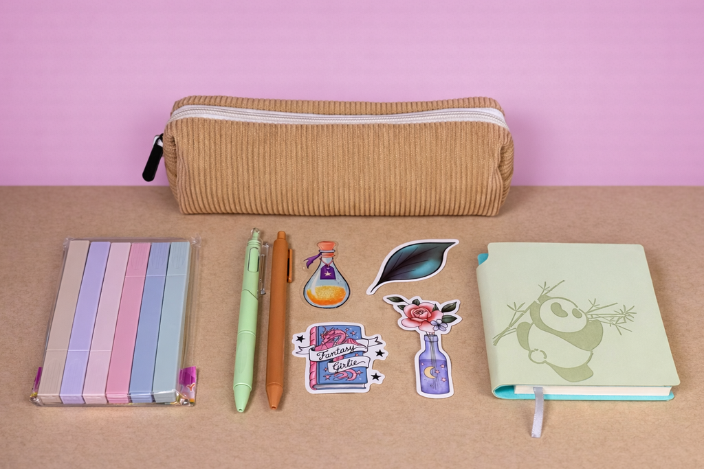 Minimalist Stationery Set — Sand Taupe Journaling Kit