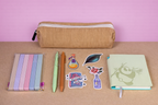 Minimalist Stationery Set — Sand Taupe Journaling Kit