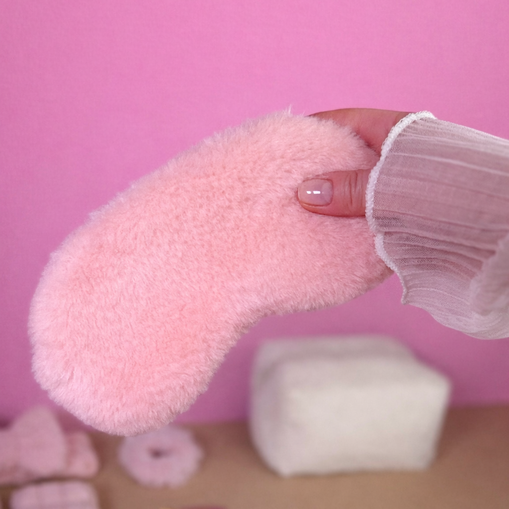 Fluffy Self-Care Gift Set — Blush Pink Beauty Bundle