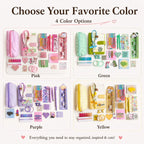 Kawaii Stationery Gift Set, Planner & Journaling Supplies, Back to School Gift for Students